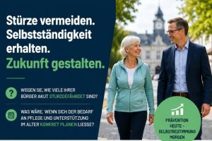 Stürze vermeiden. Selbstständigkeit erhalten. Zukunft gestalten.